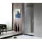 Anzzi Passion Series 24 in. x 70 in. H Hinged Frameless Shower Door in Brushed Nickel with Tsunami Guard Tempered Glass SD-AZ8075-01BN - alternate 3